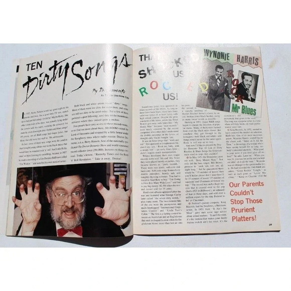 Vintage 1989 Sh-Boom Magazine Anette Funicello, Elvis Presley, Groucho Marx - Picture 4 of 5